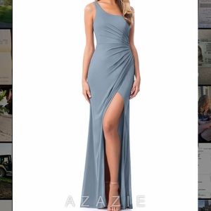 Azazie Cassia | Dusty Blue | A6